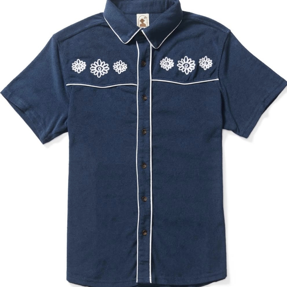 Dandy Del Mar Gaucho Vintage Navy Shirt